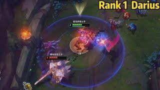 Rank 1 Darius He is the 1v1 GOD on Toplane