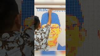 Rubik Art  Capres 01 #shortsart #shortsvideo #aniesbaswedan #cakimin #capres2024 #apajadinya