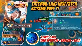 TUTORIAL LING NEW PATCH LING DI BUFF BANGET ? DAMAGENYA GA MASUUK AKALLL COYYY - MLBB