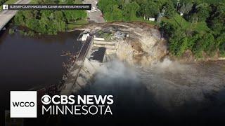 Rapidan Dam in southern Minnesota breached prompting flash flood warning