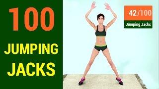 100 Jumping Jacks Challenge Cardio + Burn Calories + Lose Weight