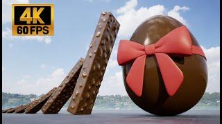 A Valentines Day gift inside a giant chocolate egg?