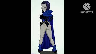 Raven Wedgie Teen Titans