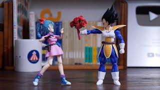 Dragonball - Vegeta Asking Bulma Out  Stop Motion