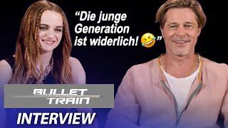 JOEY KING Ich war eine richtige Bi*** am Set  BULLET TRAIN Interview mit Brad Pitt uvm.