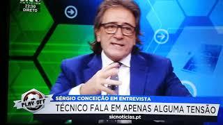 Rodolfo Reis arrasa Rui Santos Ricardo Rocha Manuel José e o moderador do programa play off da SIC