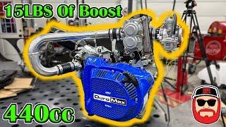 We Make 15lbs Of Boost Supercharged 440cc Take 2