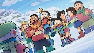 Doraemon Subtitle Indonesia Episode Bermain salju dengan robot raksasa Dora-ky Sub. HardSub