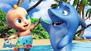 Bayi Hiu   Baby Shark duu duu - Lagu Anak Anak  LooLoo Indonesia