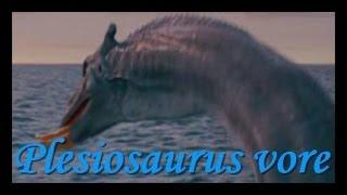 Plesiosaurus vore human