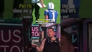 Pat McAfee explains when he was arrested #nfl #shorts #shortsyoutube #youtubeshorts