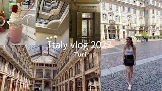 Italy vlog 2022  Turin  Shopping  sightseeing  A lot of food