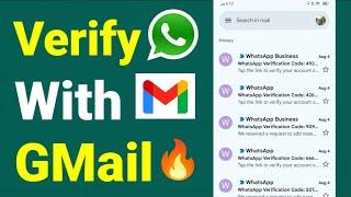 How to create WhatsApp with Gmail  Gmail se WhatsApp kaise banaye  Get WhatsApp OTP on Gmail