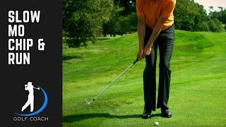 Phantom Slow Motion of Chip and Run with Pitching Wedge