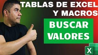 Cómo BUSCAR valores en Tablas de Excel usando VBA y macros #3