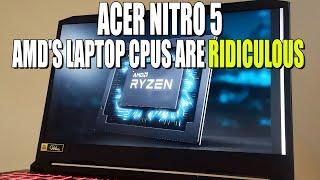 Acer Nitro 5 - AMDs Laptop CPUs are RIDICULOUS  Ryzen 5600H & RTX 3060 Laptop