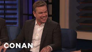 Matt Damon & Tom Cruise Have Different Approaches To Death-Defying Stunts  CONAN on TBS