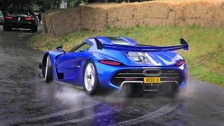 Supercar SHOW OFFS - Fails & Wins in the Rain