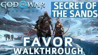 God of War Ragnarok - Secret of the Sands Favor Walkthrough