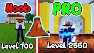 Blox Fruits Noob to Pro BUT with AWAKENED Magma Fruit Level 1 To MAX Level - Final Part