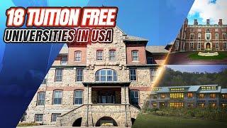 18  Universities With Free Tuition in USA