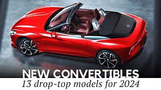 13 New Convertible Cars and Sporty Roadsters for 2024 Design Review & Performance Figures