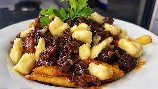 JAMAICAN OXTAIL POUTINE  OXTAIL CHEESE FRIES RECIPE  Hawt Chef