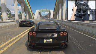 Ferrari 812 Superfast - The Crew Motorfest  Thrustmaster T300RS gameplay