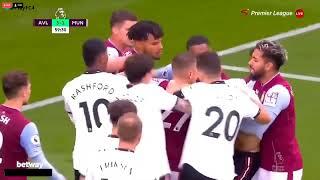 Cristiano Ronaldo vs Tyrone Mings Manchester United vs. Aston Villa Full Fight