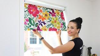 How to Make Roller Shades with Blackout Fabric for Windows -  Thrift Diving