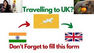 UK Travel  Passenger Locator Form  Easeurstress