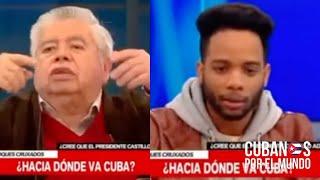 Un cubano en Perú se enfrenta a un comunista en un debate televisivo sobre Cuba