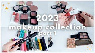 MAKEUP INVENTORY 2023 - My Full Collection part 1 Blush Bronzer Highlight Mascara & more