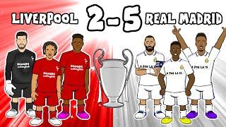 2-5 LIVERPOOL vs REAL MADRID Champions Leagues 2023 Vinicius Benzema Goals Highlights