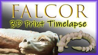 Falcor 3D Resin Print Timelapse