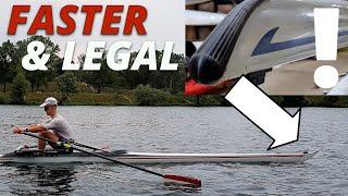 Why are we not using this?? Ians bulbous Bow for rowing - it is faster and legal