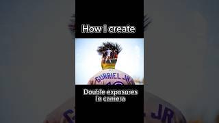 How to make double exposures in camera. #canon #sportsphotography