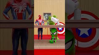 GTA V Spidey and Hulk Want to Drink More Milk #gta