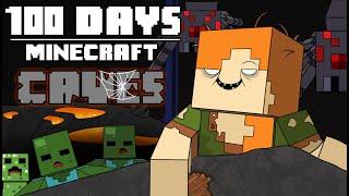 100 Days - Minecraft CAVES