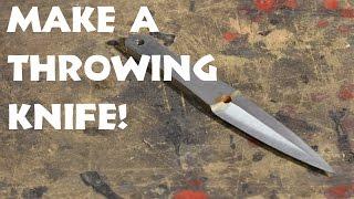 Make a Throwing Knife with Basic Tools