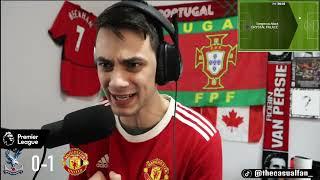 MAN UTD FAN REACTS TO CRYSTAL PALACE 1-1 MANCHESTER UNITED  GOAL REACTION HIGHLIGHTS
