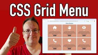 CSS Grid Menu erstellen mit HTML und CSS