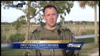 Female recruit becomes 1st PBSO SWAT member