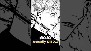 Did SUKUNA kill GOJO..? #jujutsukaisen #gojo #sukuna #gojovssukuna #anime