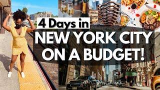 4 DAYS IN NEW YORK CITY FOR $275 cost breakdown included