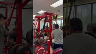 D1 Athlete with the 605 lb squat PR #athlete #squat #powerlifting #strength