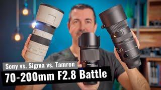 ULTIMATIVE 70-200 F2.8 Battle Sigma 70-200 F2.8 vs. Sony 70-200 GM2 vs. Tamron 70-180mm F2.8 G2