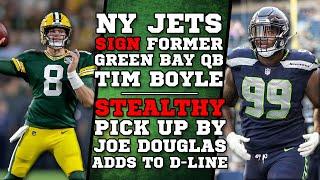 New York Jets SIGN QB Tim Boyle & DT Quinton Jefferson