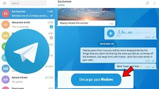 Cómo usar Telegram en tu PC o Laptop Windows  Con o sin celular 
