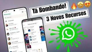 Tá Bombando  - 3 Novidades Lançadas Pelo WhatsApp nas últimas Atualizações da Versão Beta